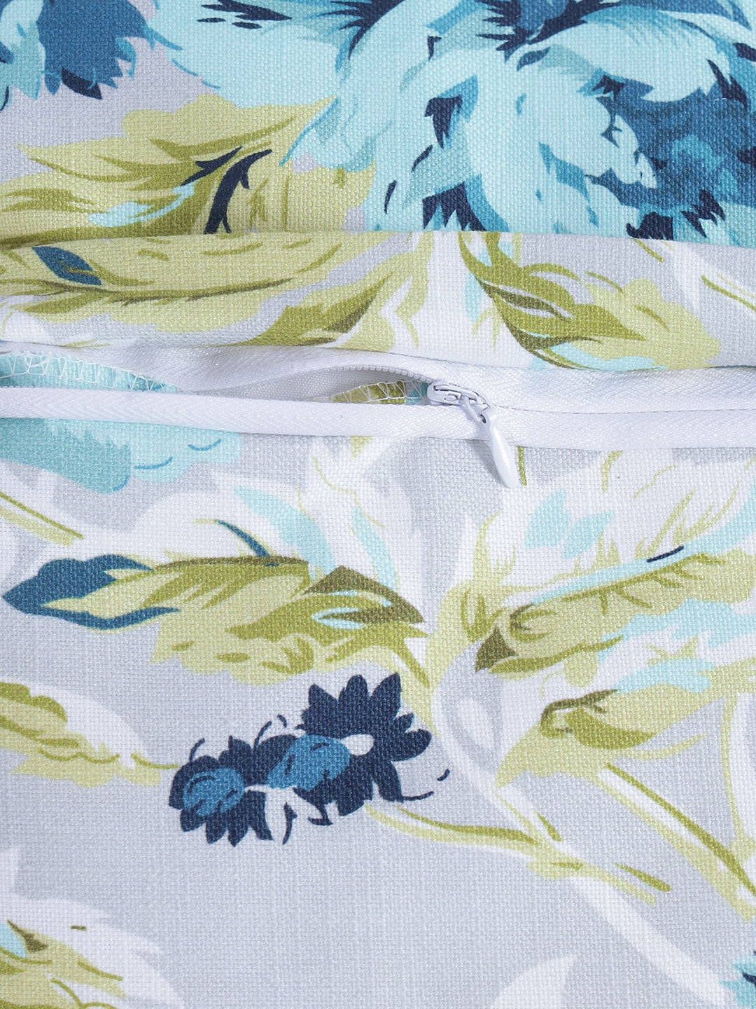 Vibgyor Cushion Cover Collection - Set of 2 - Teal Tulip